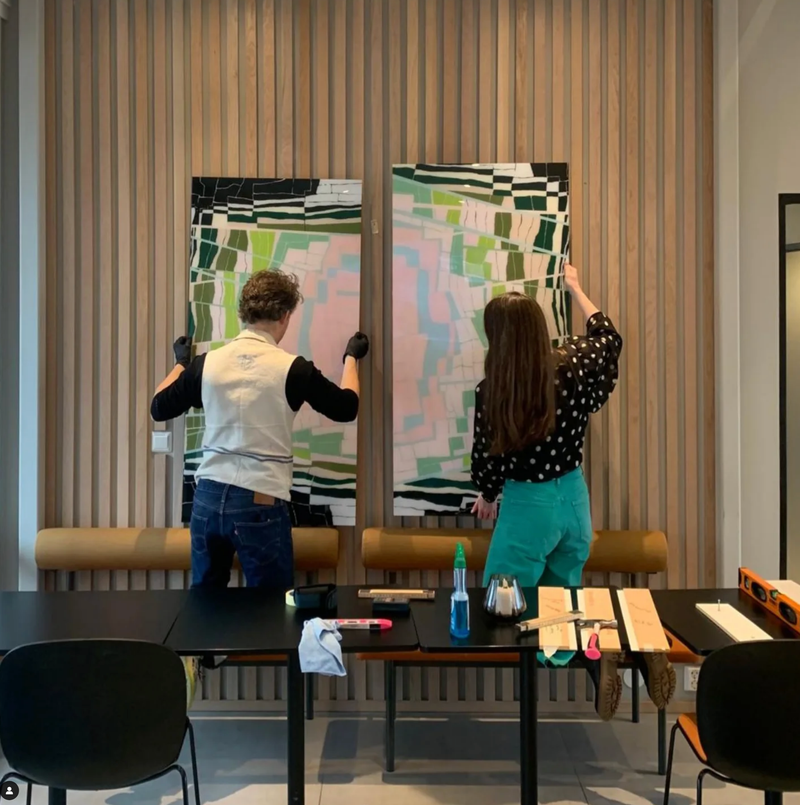 Sophie Greve og Kunstteknikerne ved Per Christian Brath. 
